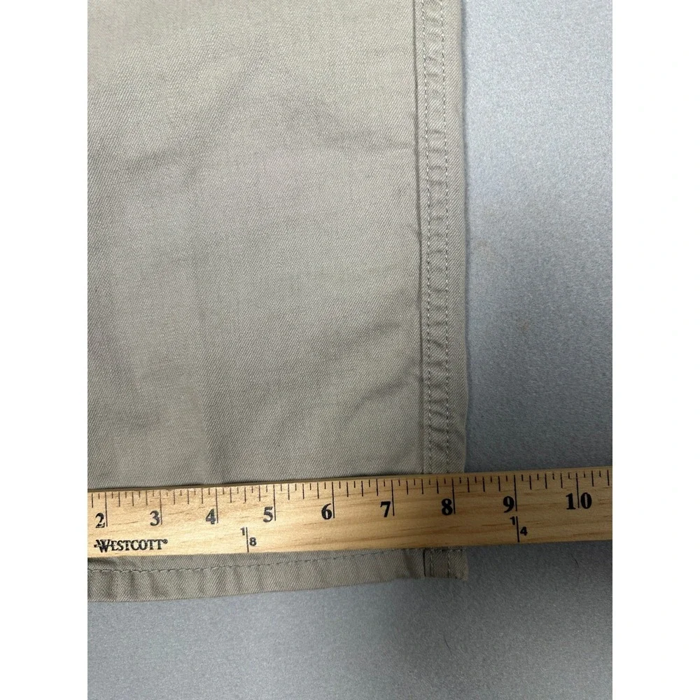 Levis 505 Jeans Mens 36X30 Beige Regular Fit Straight White Tab 5 Pocket Denim